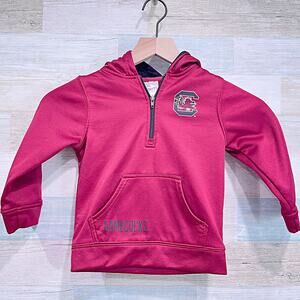 SOUTH CAROLINA GAMECOCKS 1/4 Zip Hoodie Pullover Red Tech Fleece Boys Girls 3T